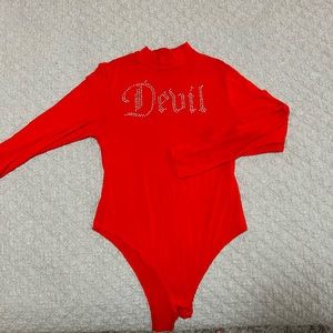 Devil body suit